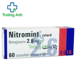 Nitromint 2.6mg - Thuốc trị bệnh động mạch vành, đau thắt ngực